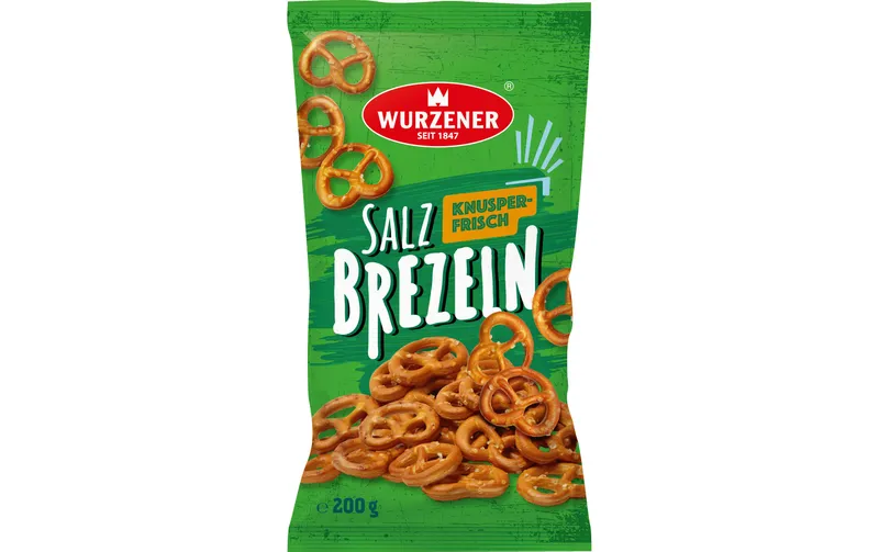 Wurzener Wurzener Salzbrezeln 200g fein gesalzen knusprig 200 g