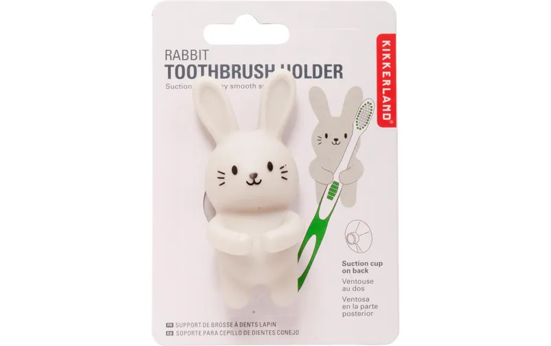 Kikkerland Zahnbürstenhalter Häschen blanc