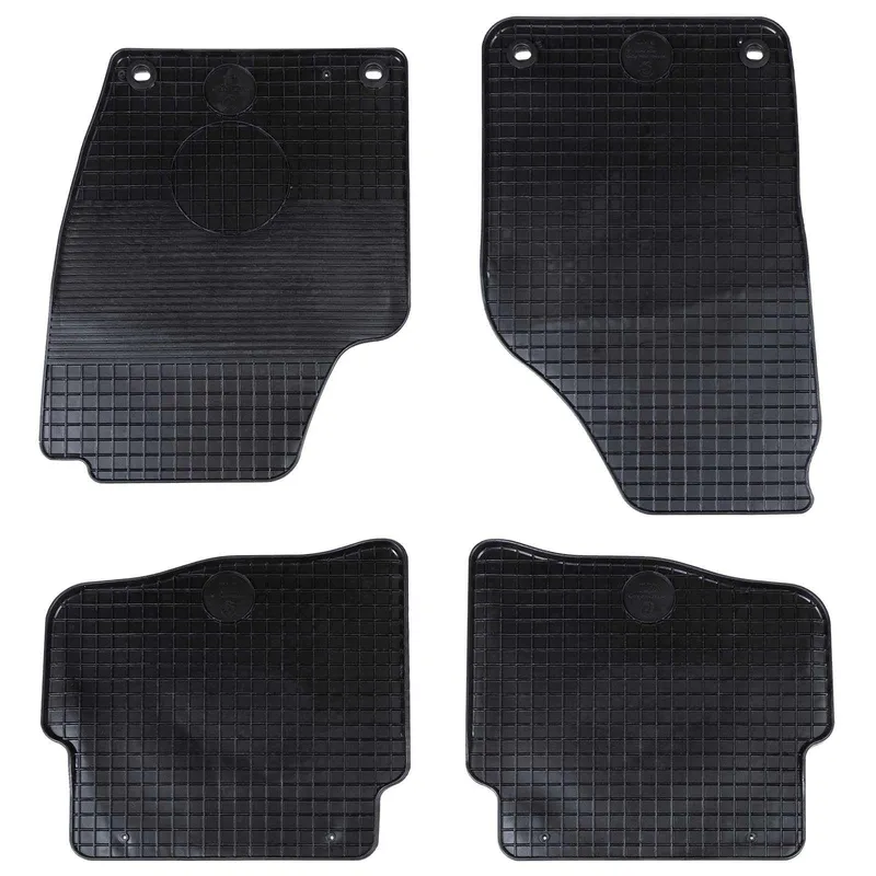 Autofußmatte 4 stk. Geeignet für VW POLO 2001-2009 NS Gummi