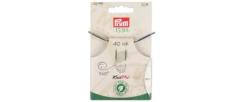 Prym 1530 Natural Kunststoffseil und Zubehör 360° drehbar, 40 cm