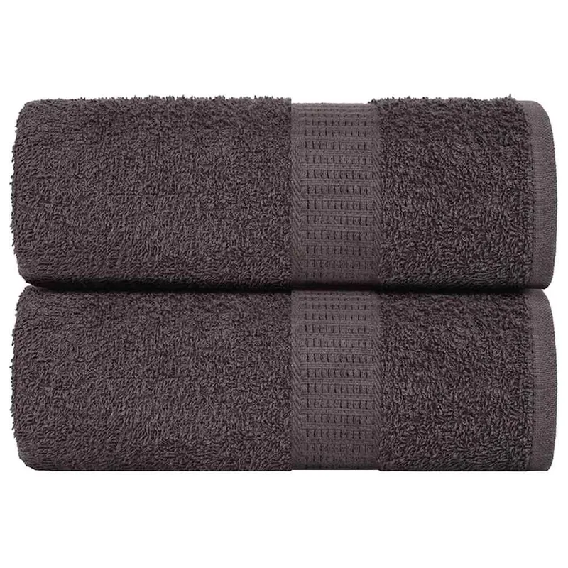 Gästetücher FROGN 2 Stk. Anthrazit 30x50 cm 360 g/m²