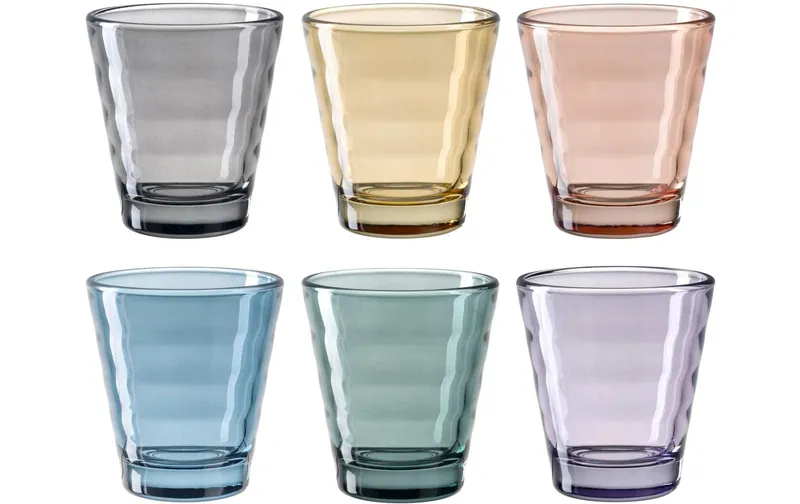 LEONARDO Trinkglas Verso S 140 ml, 6 Stück, Assortiert