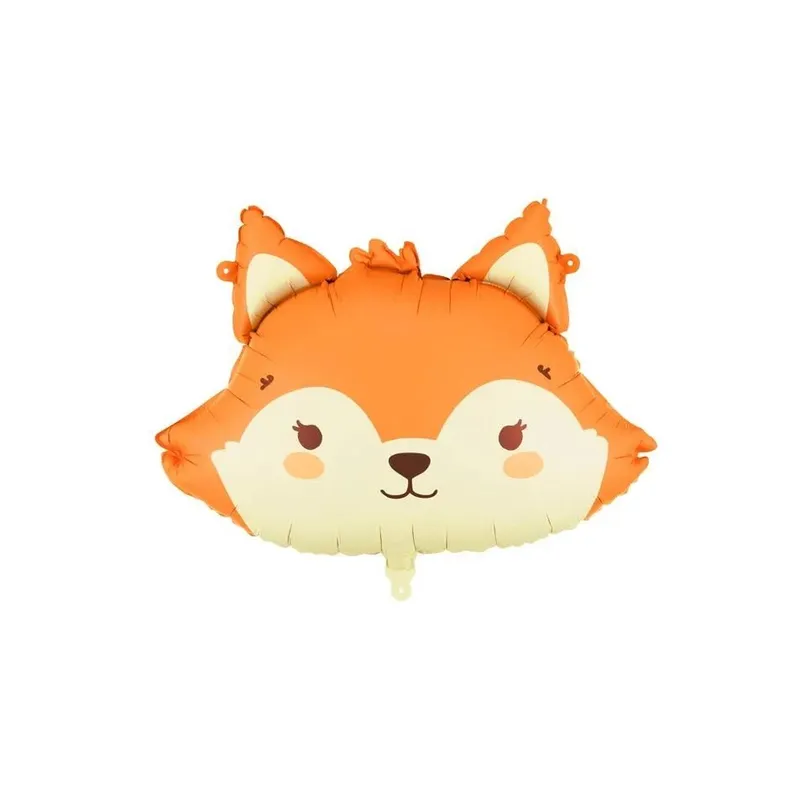 Partydeco PartyDeco Folienballon Fuchs Orange