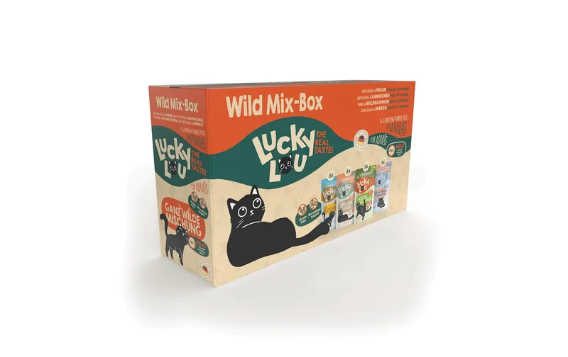 Lucky Lou Nassfutter Lifestage Adult Wild-Mix, 12 x 125 g