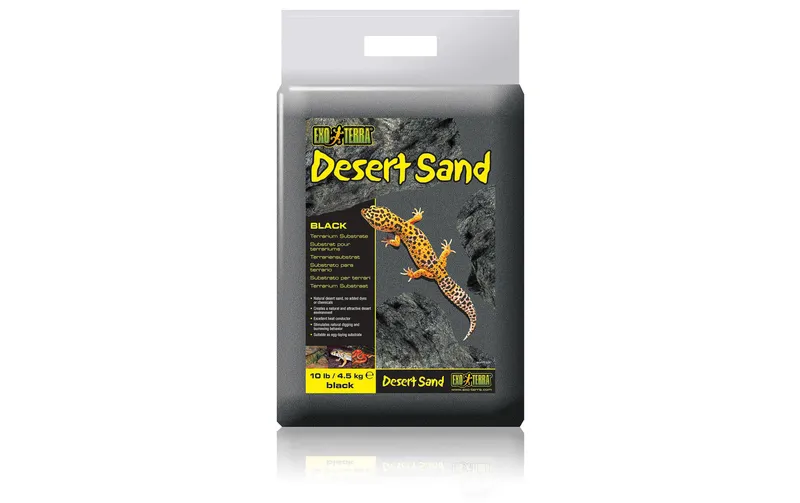 Exo Terra Bodensubstrat Desert Sand, Schwarz, 4.5 kg