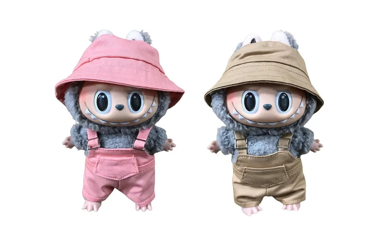 Nize Puppenkleidung Outfit Fischer, Pink/beige