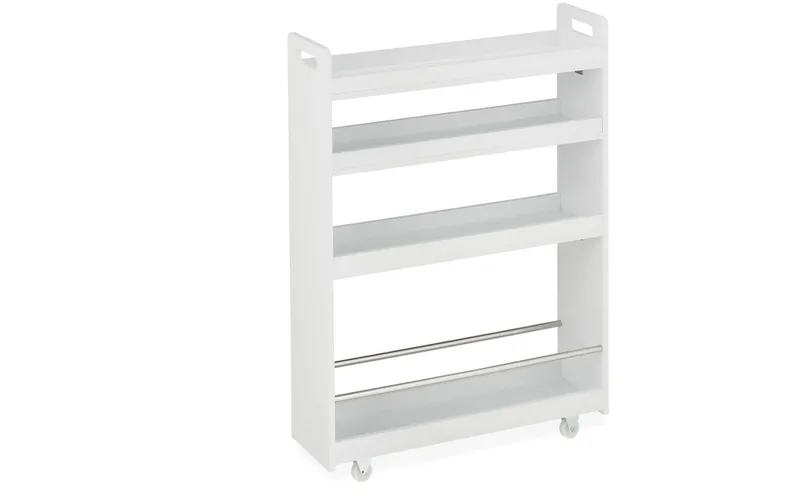 relaxdays Nischenwagen 18 x 83.5 x 59.5 cm, white
