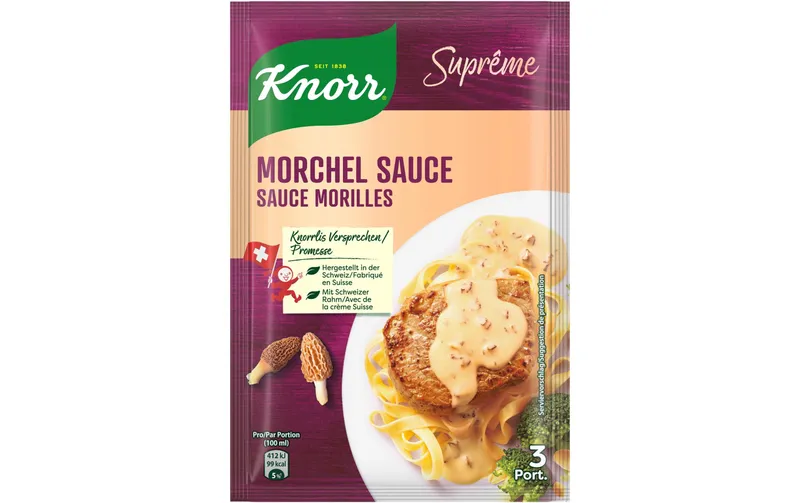 Knorr Suprême Morchel Sauce Beutel 32 g