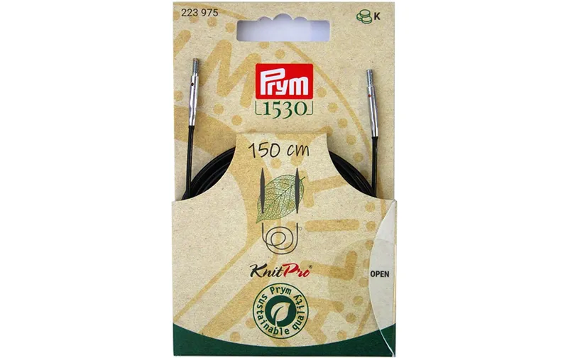 Prym 1530 Seil and Zubehör for Rundstricknadeln, 150 cm