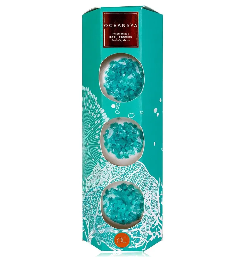 Badebombe mit Badesalz OCEAN SPA in Geschenkbox