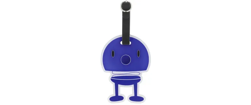 Hoptimist Kofferlabel blu/nero