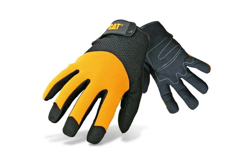 CAT Arbeitshandschuh synthetisch, XL, noir/Gelb