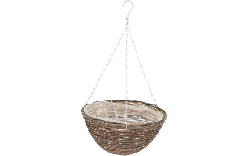 Esschert Design Blumenampel Weidengeflecht 35 cm