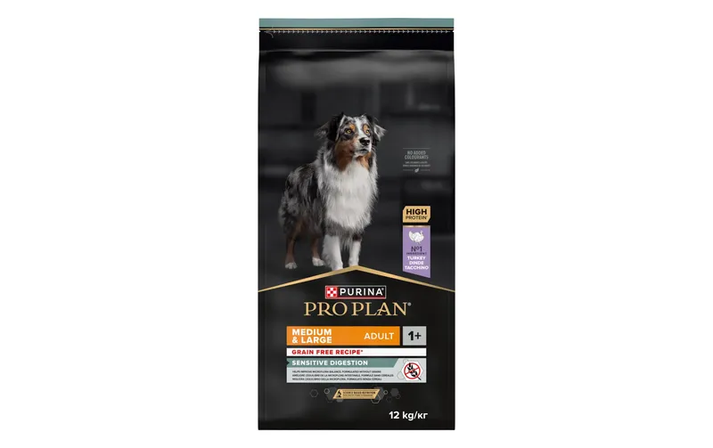 Purina Pro Plan Trockenfutter M/L Adult Sens. Dig. Grainfree Truth., 12 kg