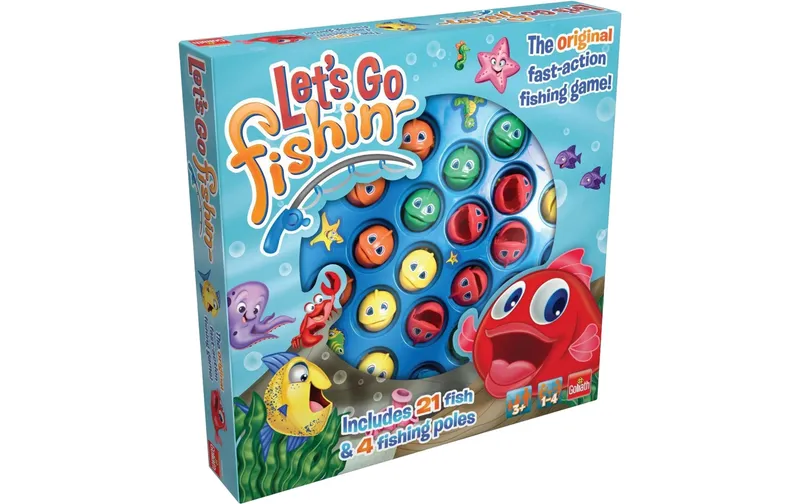 Max Bersinger Kinderspiel Angelspiel Let's Go Fishing