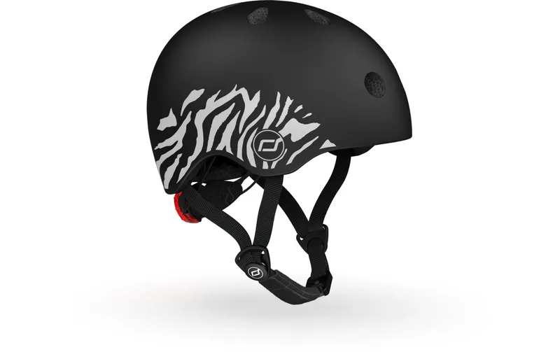 Scoot and Ride Kinderhelm Zebra nero, XXS-S