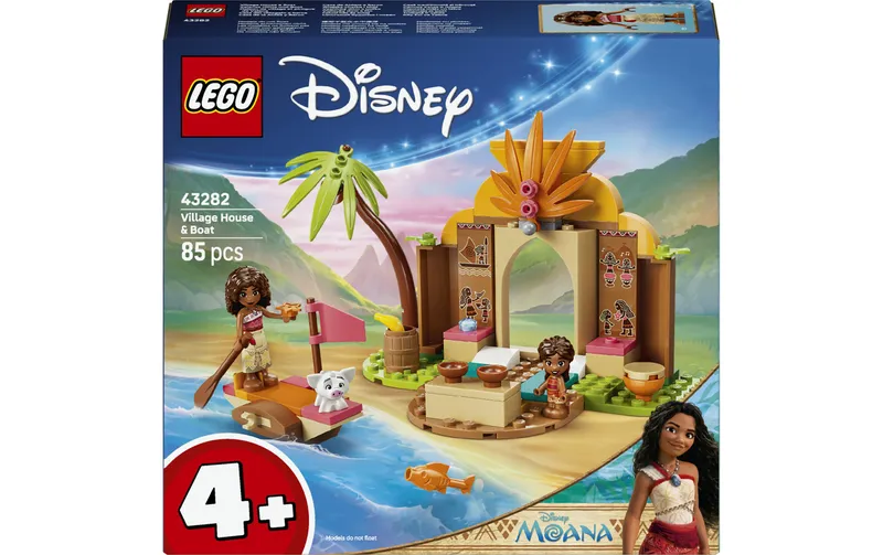 LEGO® Disney Vaianas Hütte und Boot 43282