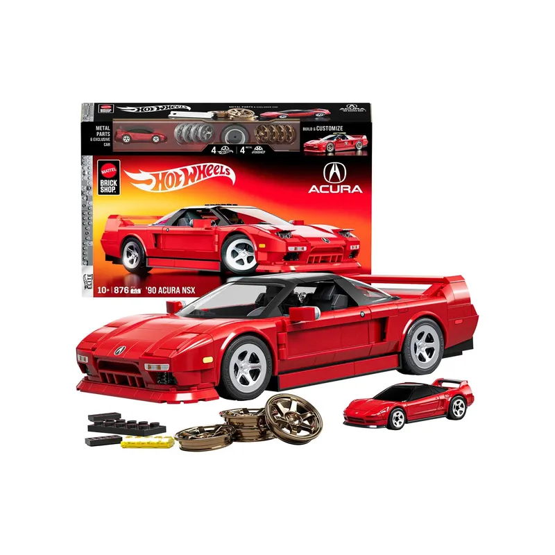 Mega Construx Hot Wheels Mattel Brick Shop 90 Acura NSX