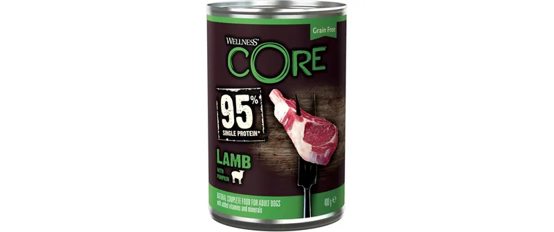 Wellness Core Nassfutter Lamm, Kürbis 400g