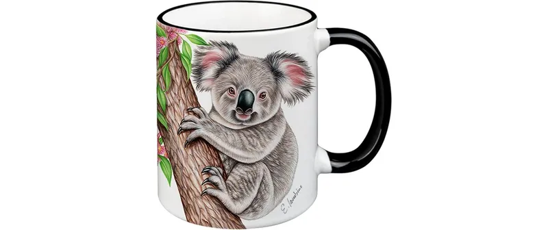 creanorm Tasse Koala 330 ml, 1 pièces, blanc
