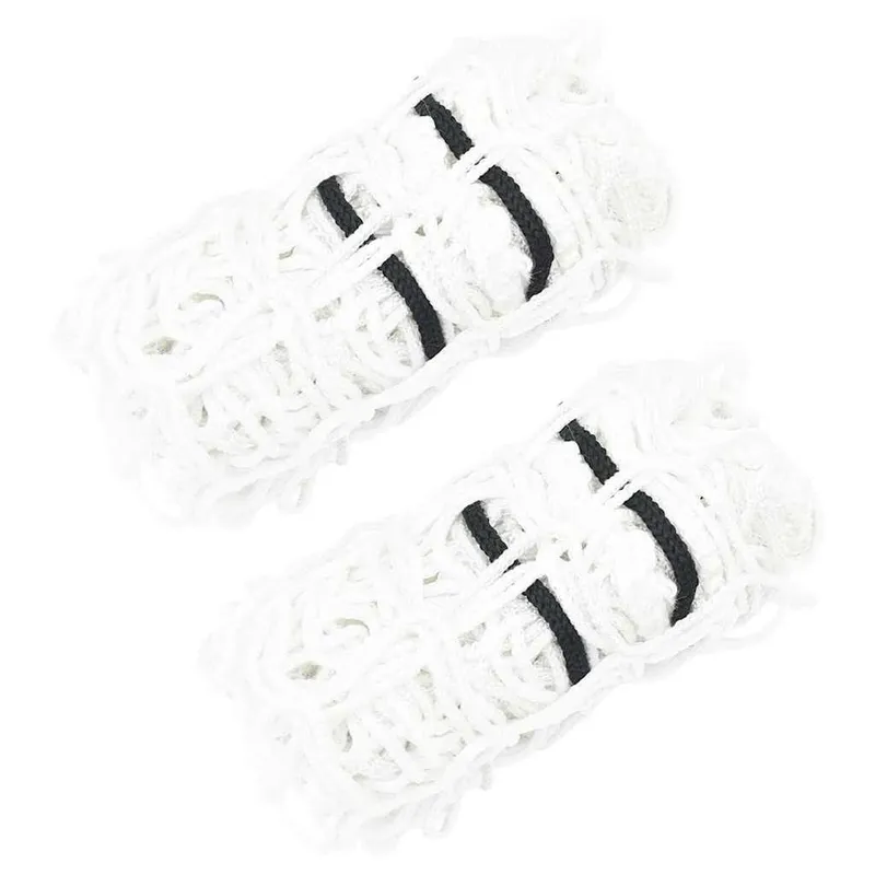 Filets à foin 2 pcs rond blanc 100x100 cm PP