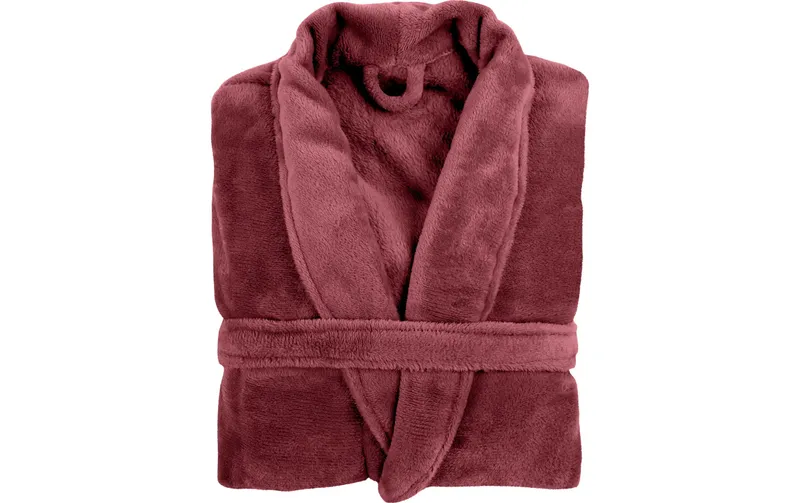Tiseco Bademantel Cosy L/XL, Bordeaux