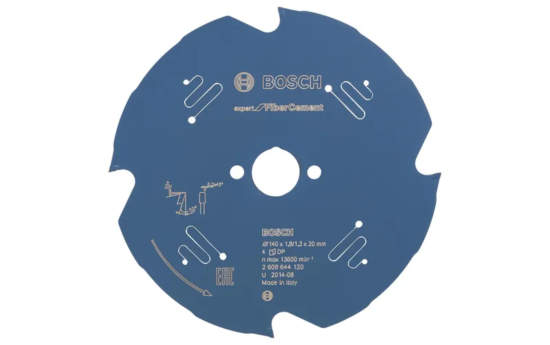 Bosch Professional Kreissägeblatt Expert Fibre Cement, 140 x 1.8 x 20 mm, Z 4