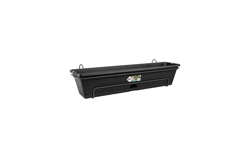 Elho Blumentopf Green Basics Balkonkasten Allin1 70 cm noir
