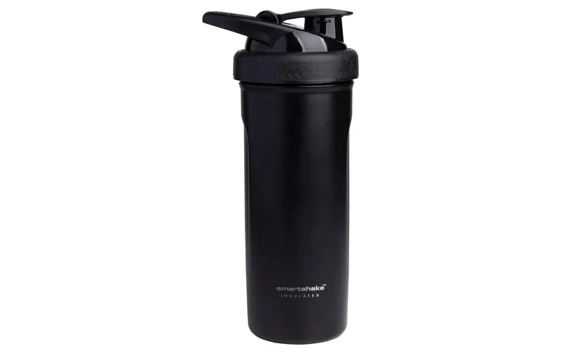 Smartshake Isolierter Stahl-Shaker 750 ml, Schwarz