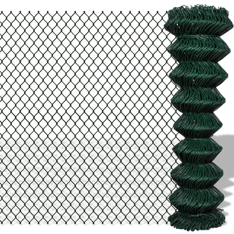 Maschendrahtzaun Stahl 1,5x15 m verde
