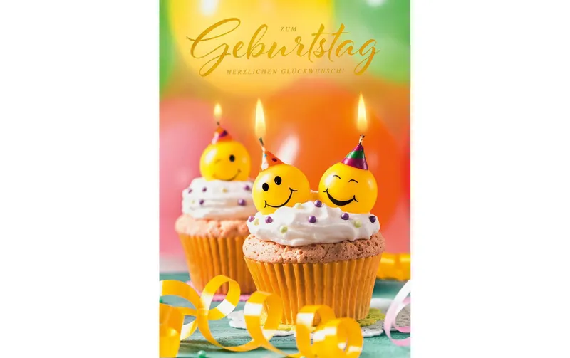 ABC Geburtstagskarte Smilie, Maxi
