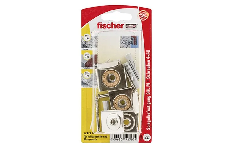 Fischer Spiegelbefestigung SKL M, 2 pièces