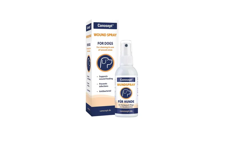 Canosept Hunde-Pflege Wundspray 75 ml pour Hunde et Katzen