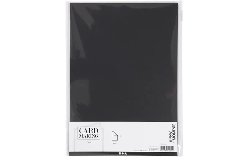 Creativ Company Fotokarton A4, 10 Blatt, noir