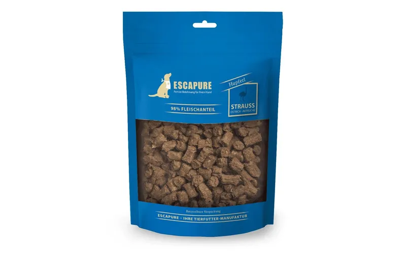 Escapure Leckerli Straussen Hupferl 150 g