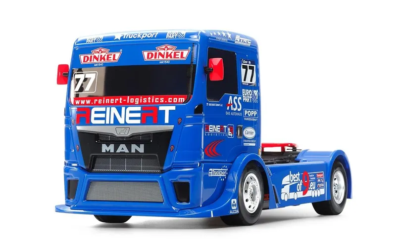 Tamiya Race Truck MAN TGS Reinert TT-01E 4WD Bausatz with ESC, 1:14
