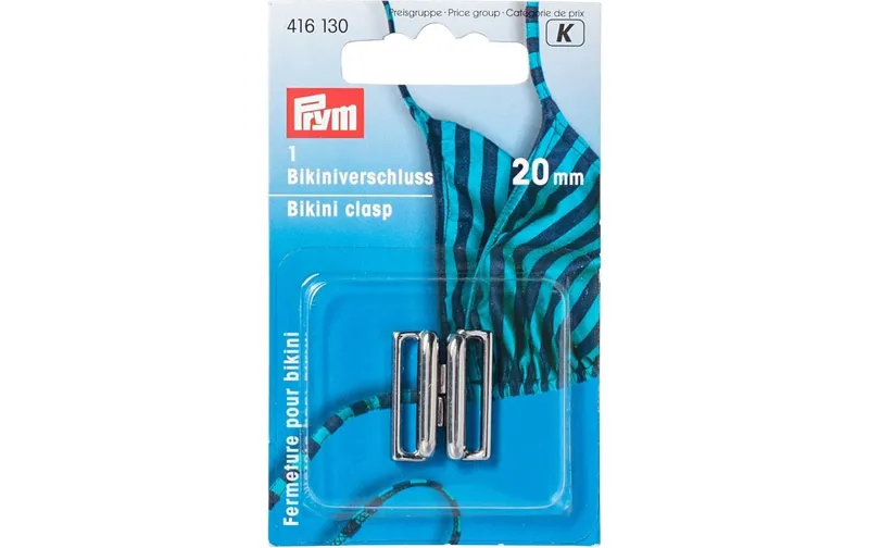 Prym Bikini/Gürtelverschluss 20 mm, 1 pièces