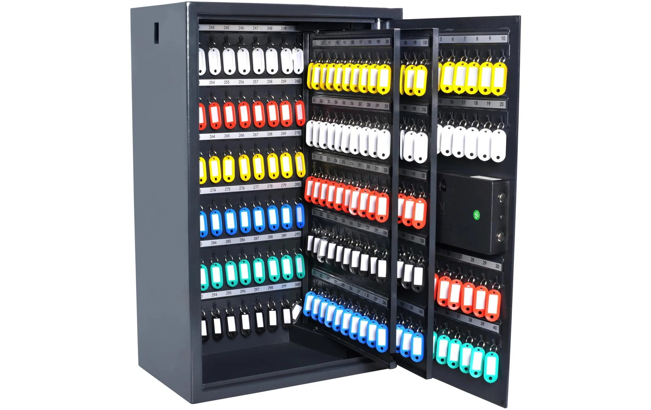 Pavo Schlüsselsafe Advanced 300 Haken, Grau