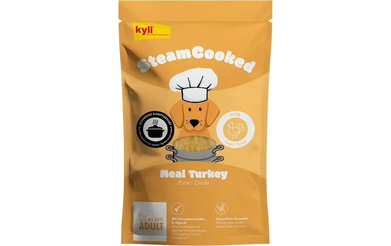 kyli Nassfutter Steamcooked Meal Turkey Adult 250g