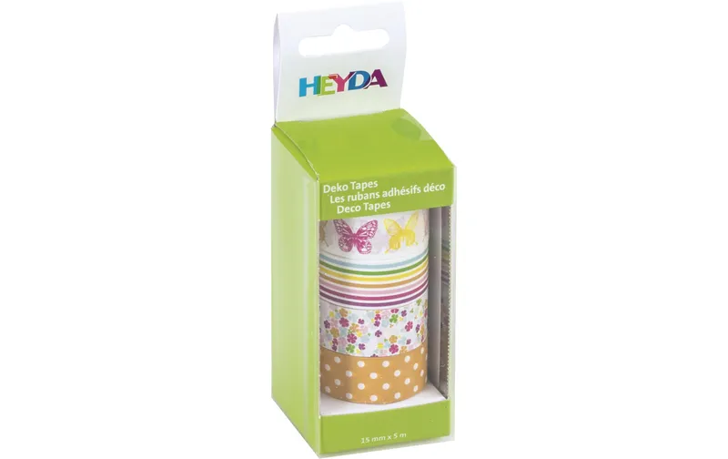 Heyda Washi Tape Schmetterlinge multicolore