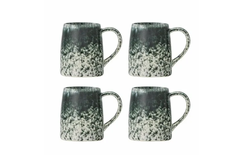 Bloomingville Becher Winnie, Steinzeug, multicolore, 4 pièces