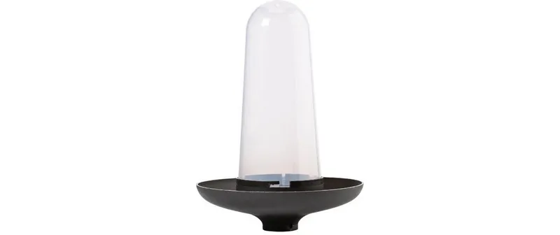 Plastia Robin 3-in-1 Vogelfutterhaus, Vogeltränke Anthrazit