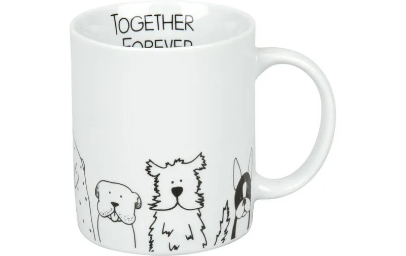 Könitz Universaltasse Funny Dogs 300 ml, 1 pièces, blanc