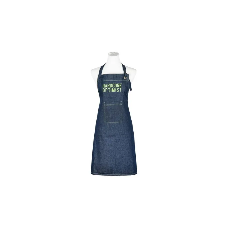 pad Kochschürze Denim Hardcore Optimist green, 80 x 70 cm