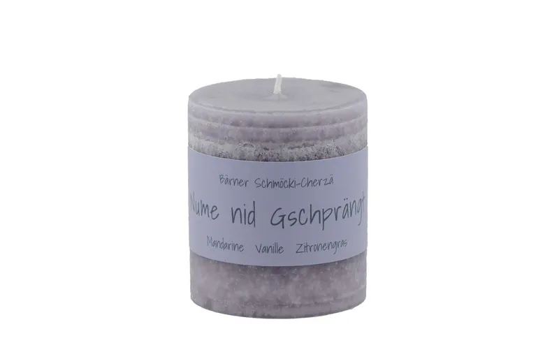 Schulthess Kerzen Duftkerze Nume nid Gschprängt 7 x 8 cm