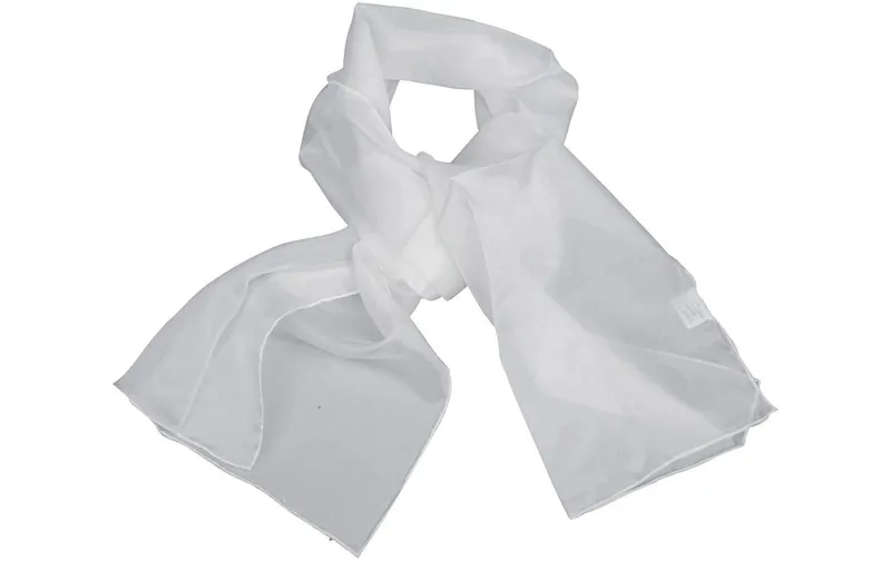 Creativ Company Seidenschal 35 x 130 cm, 1 pieces, white