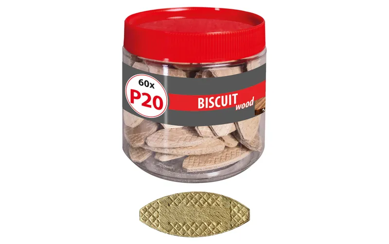 Tox-Dübel Holz Flachdübel Biscuit Wood P20, 60 pezzi