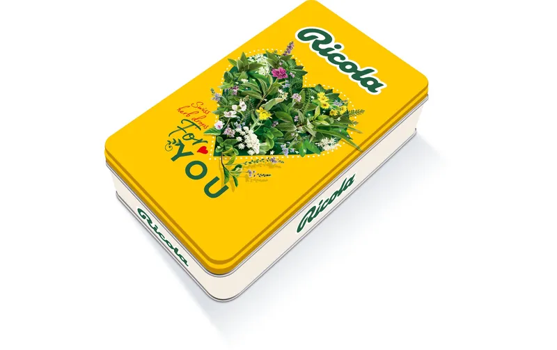 Ricola Bonbons Dose Geschenk Herz 200 g