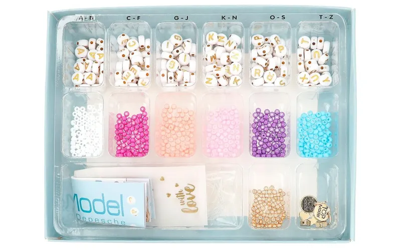 Topmodel Perlenbox Set Bracelet Topmodel farbig
