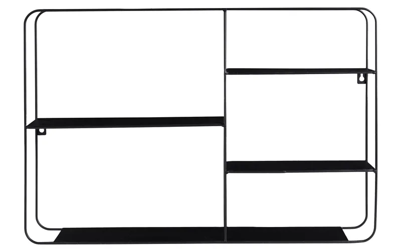 Schou Wandregal 57 x 40 x 10 cm, noir